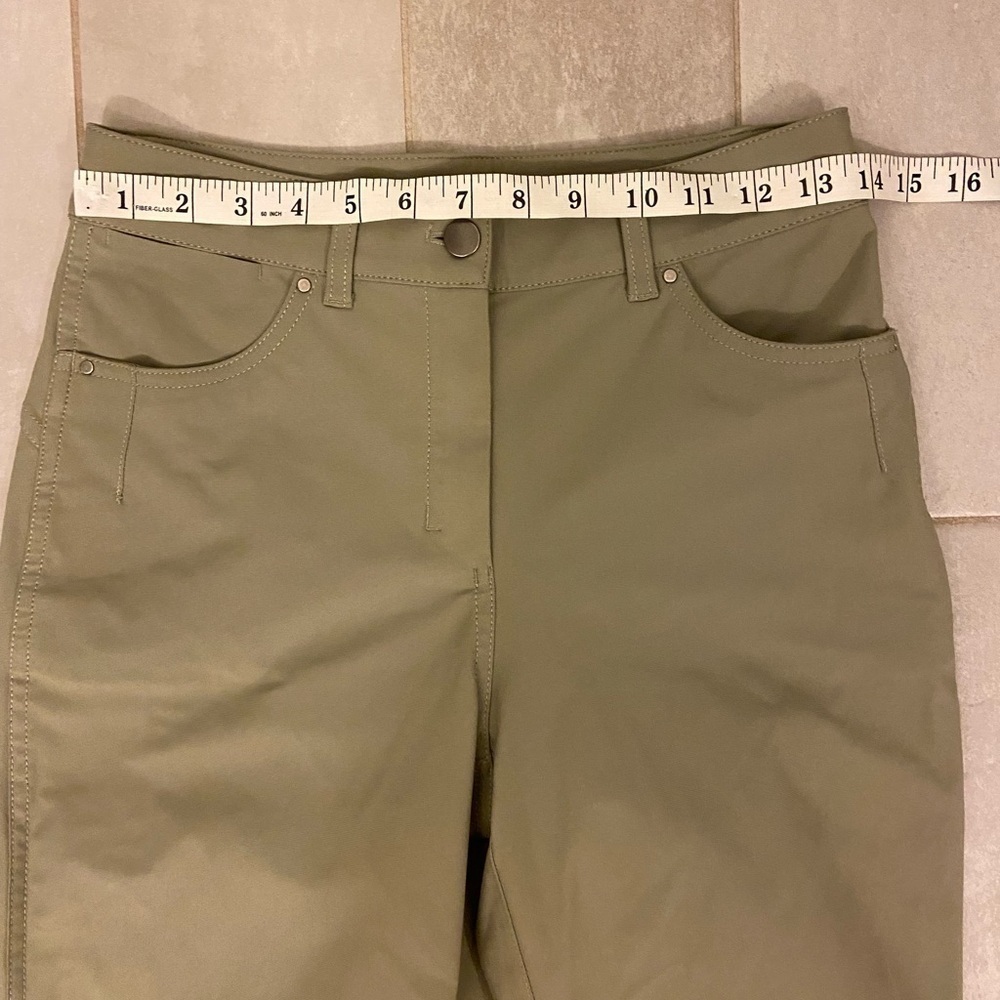 Lululemon City Sleek 5 Pocket 7/8 Pant Rosemary Green Size 4 - Picture 9 of 9